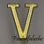Lettre V: Parisienne (grande)